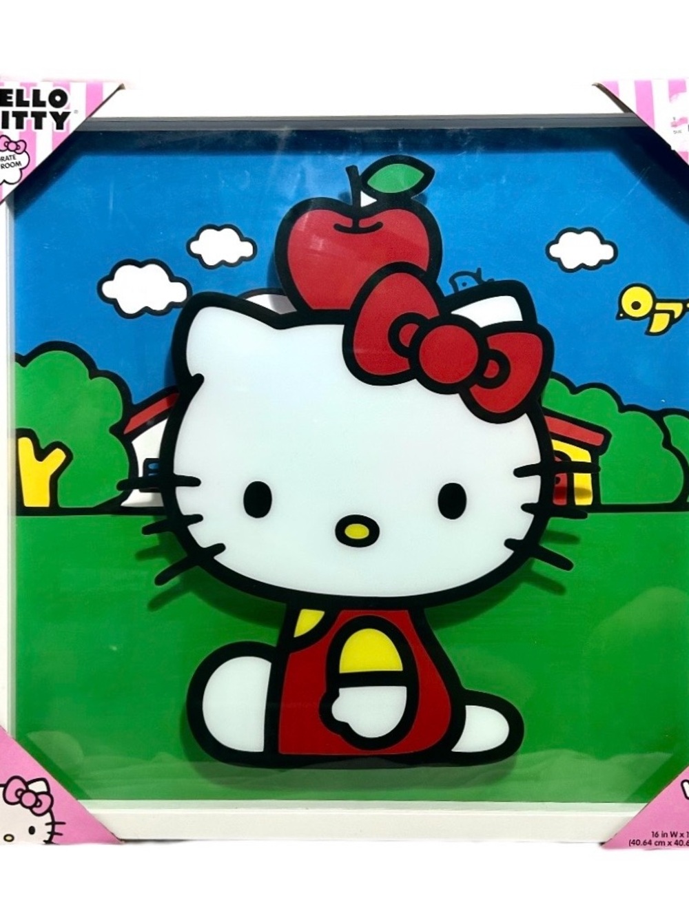 Hello Kitty Red & White Wall Art - Sanrio Home Decor